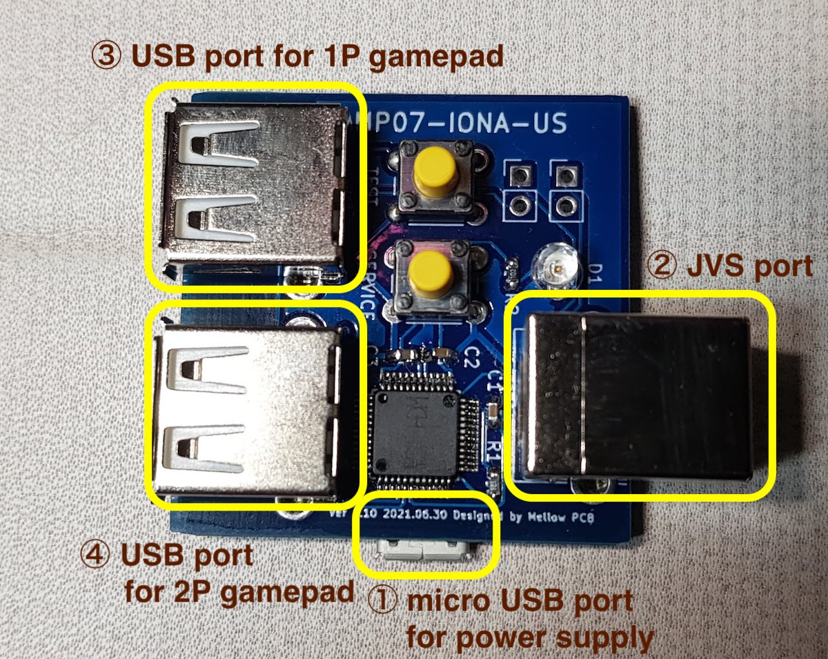 MP07-IONA-US jvs ao conversor do jogo de usb para ps3/ps4 controlador  adaptador para xbox uma série x/s acessórios jvs usb i/o placa - AliExpress